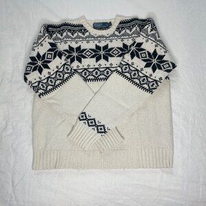 Ralph Lauren Vintage inspired snowflake sweater
